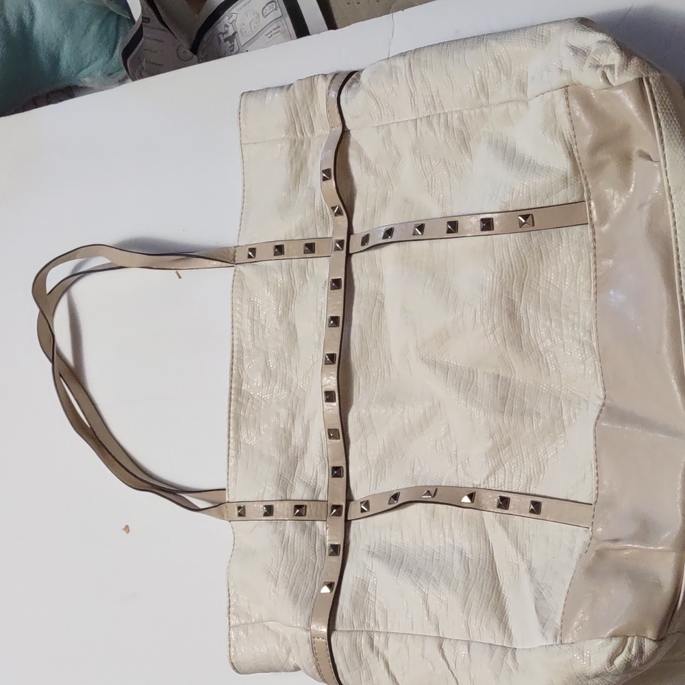 RED by Marc Eckō Large White Slouch Purse